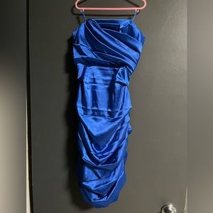 Blue Le Chateau strapless dress